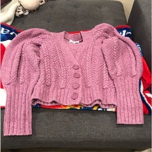Sea New York Pink Knit Cardigan